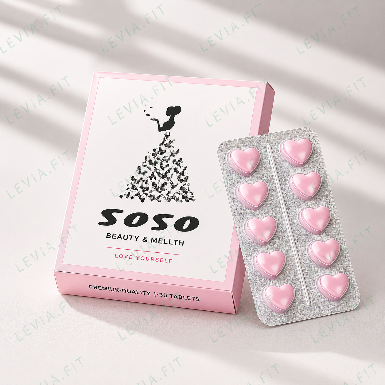 SOSO Pink Hearts